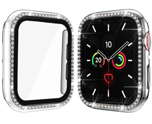 Glass + Cover Bumper For Apple Watch - Carbon Cases