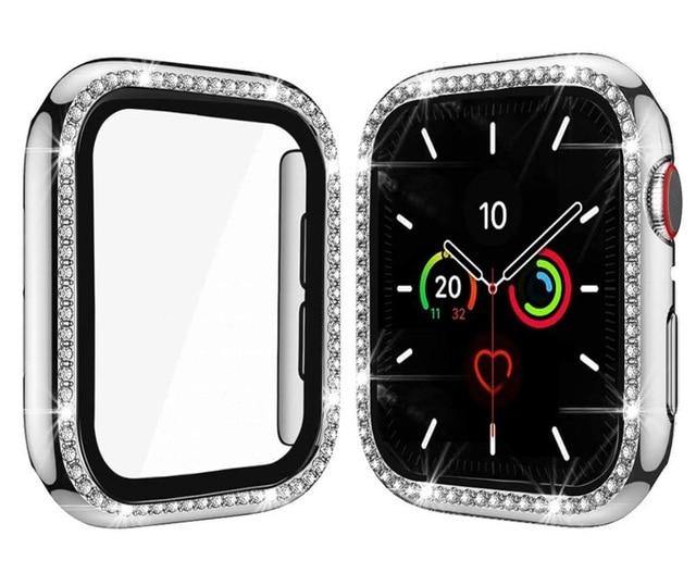 Glass + Cover Bumper For Apple Watch - Carbon Cases