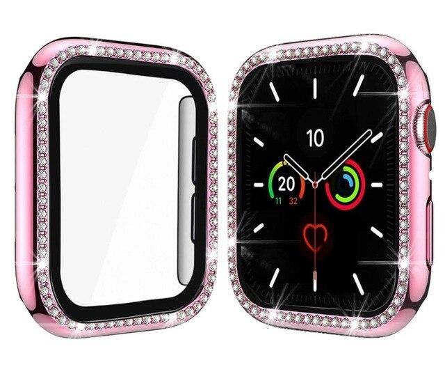 Glass + Cover Bumper For Apple Watch - Carbon Cases