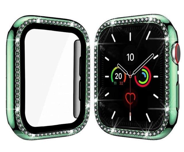 Glass + Cover Bumper For Apple Watch - Carbon Cases