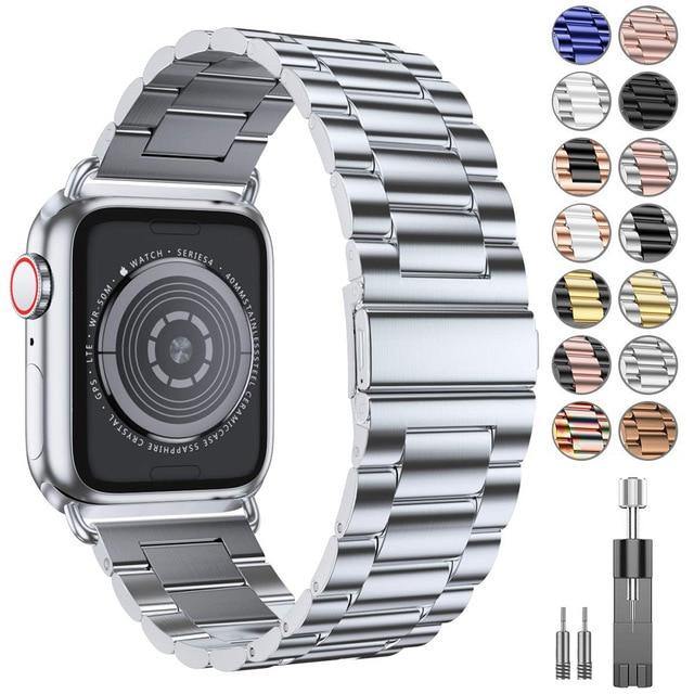 Stainless Steel Wristband Bracelet For Apple Watch - Carbon Cases