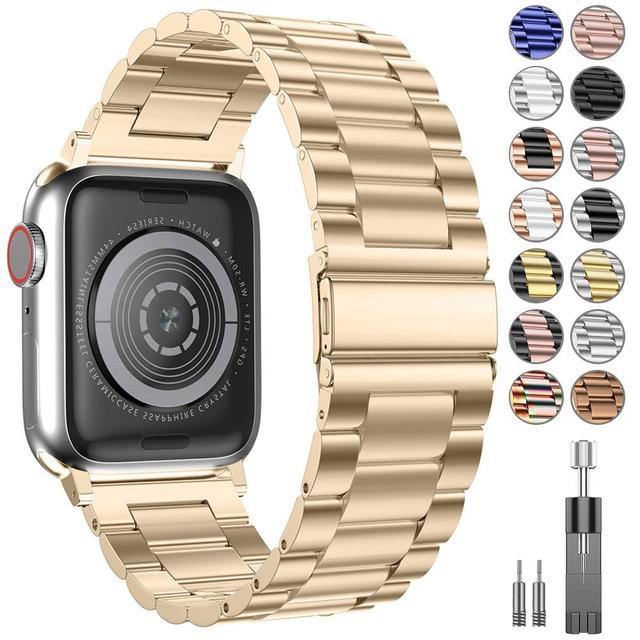 Stainless Steel Wristband Bracelet For Apple Watch - Carbon Cases