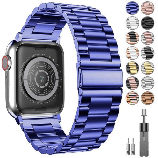 Stainless Steel Wristband Bracelet For Apple Watch - Carbon Cases