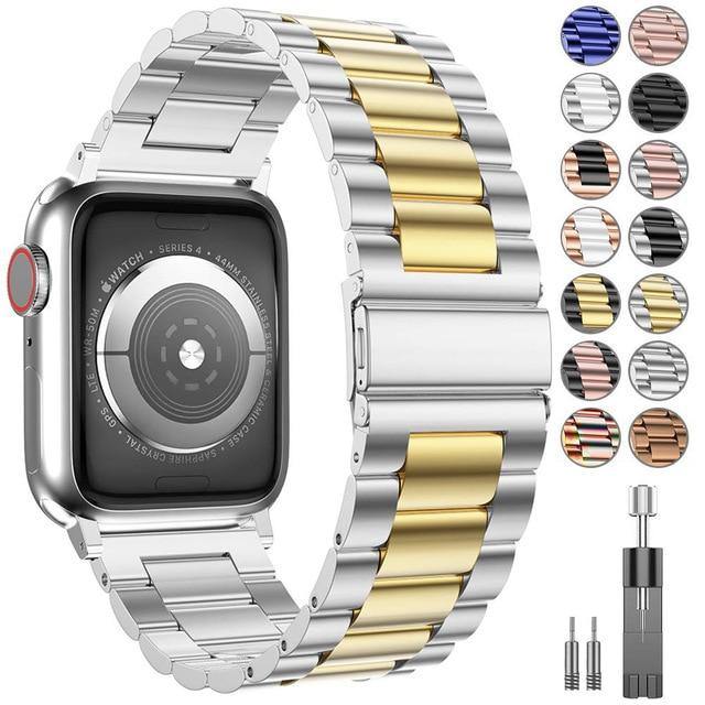 Stainless Steel Wristband Bracelet For Apple Watch - Carbon Cases