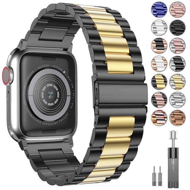 Stainless Steel Wristband Bracelet For Apple Watch - Carbon Cases