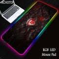 Red Dragon MSI RGB Gaming Large Mouse Pad - Carbon Cases