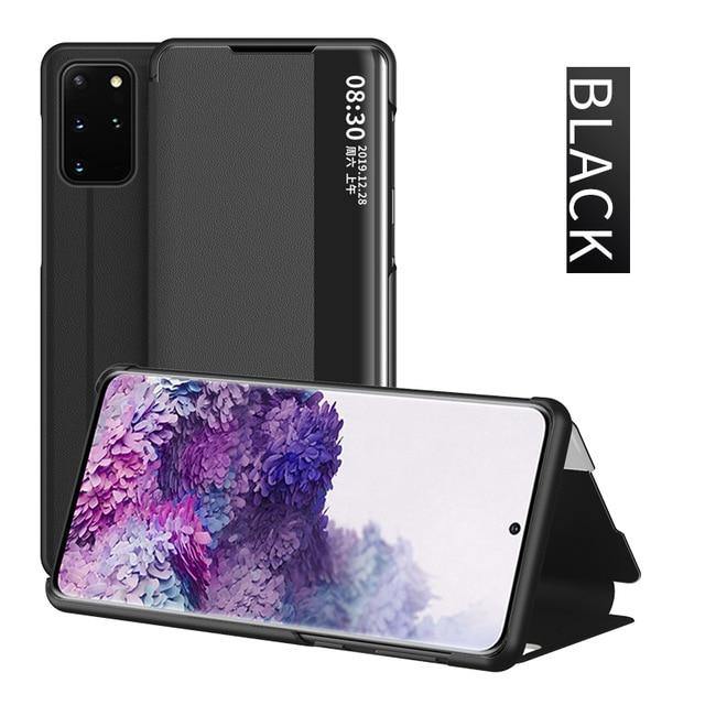 Smart View Flip Case For Samsung Galaxy - Carbon Cases