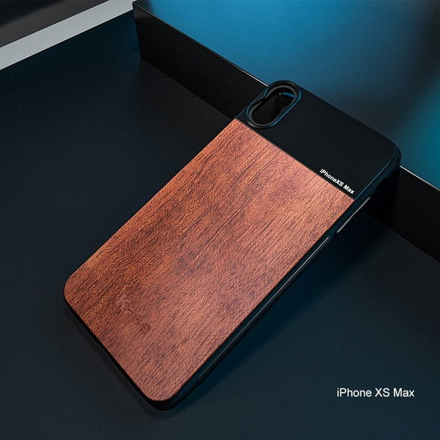 Mobile Phone Lens Wooden Case Holder for iPhone - Carbon Cases