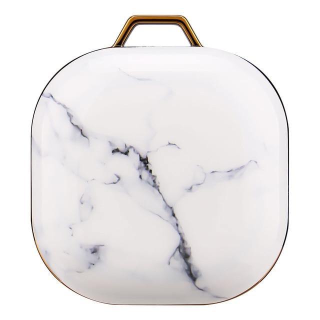 Luxury Marble Earphone Case For Samsung Galaxy Buds - Carbon Cases