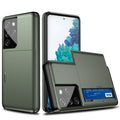 Slide Card Slots Holder Case For Samsung Galaxy - Carbon Cases