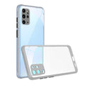 Protective Phone Case For Samsung Galaxy - Luxury Silicone Frame Clear Back Cover - Carbon Cases
