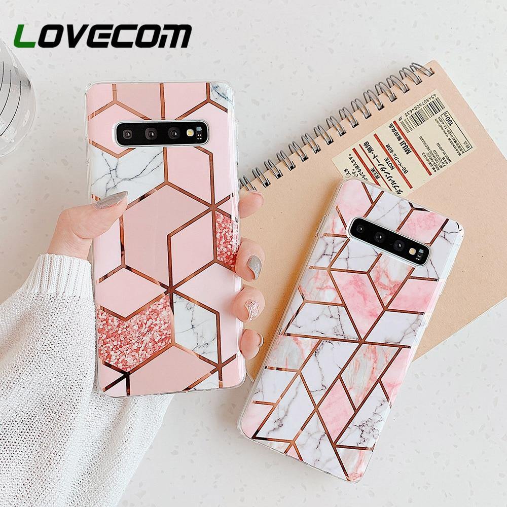 LOVECOM Marble Phone Case For Samsung - Carbon Cases