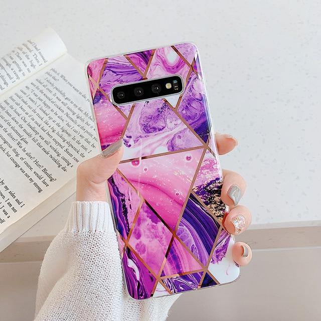 LOVECOM Marble Phone Case For Samsung - Carbon Cases