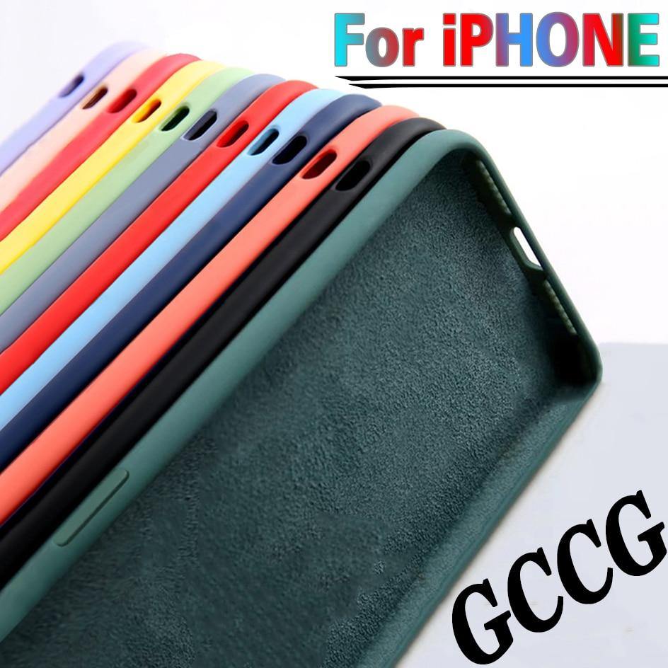 Luxury Original Liquid Silicone Soft Cover For iPhone - Carbon Cases