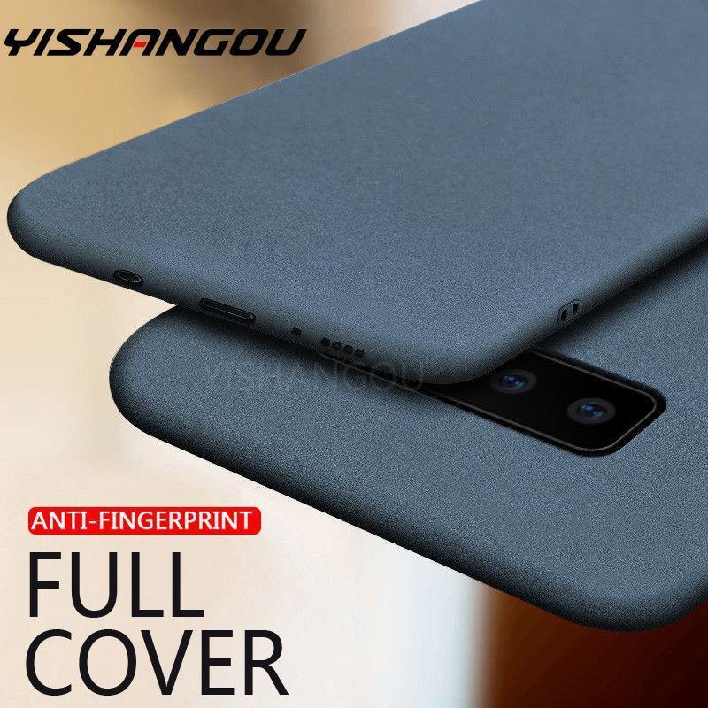 Sandstone Slim Rubber Matte Soft Case For Samsung Galaxy - Carbon Cases