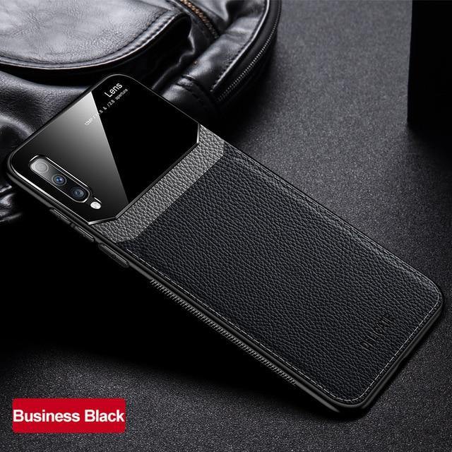 Leather Case for Samsung Glass Phone Cover - Carbon Cases