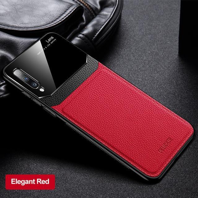 Leather Case for Samsung Glass Phone Cover - Carbon Cases