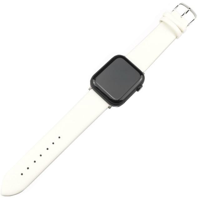 Casual Leather Band Loop Strap For Apple Watch - Carbon Cases