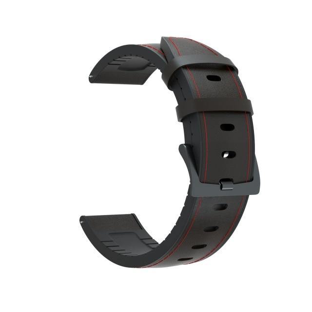 Leather Strap Watchband Watch Bracelet Band for Samsung Gear - Carbon Cases