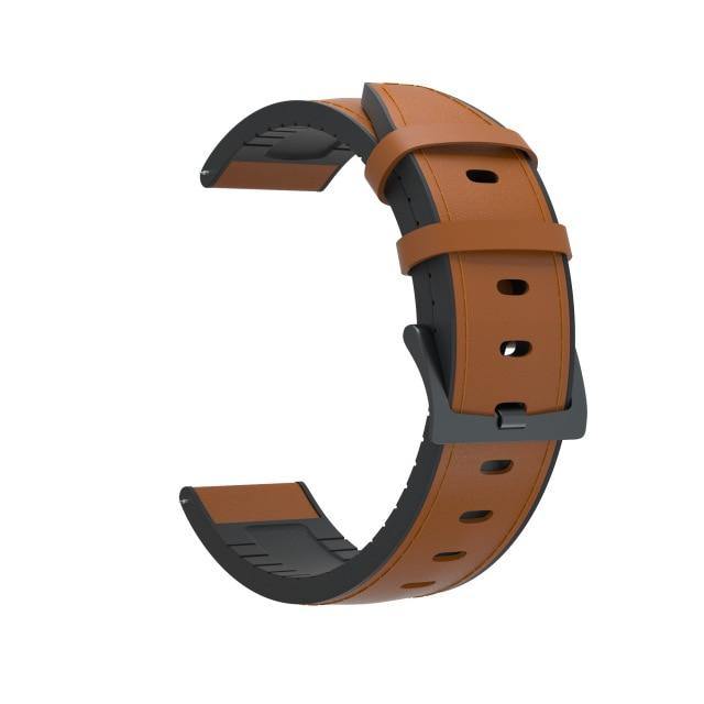 Leather Strap Watchband Watch Bracelet Band for Samsung Gear - Carbon Cases