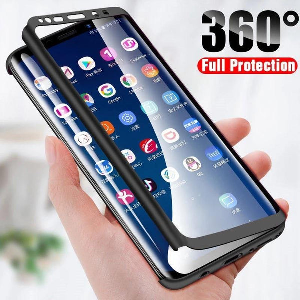 360 Full Cover Shockproof Phone Case For Samsung Galax - Carbon Cases