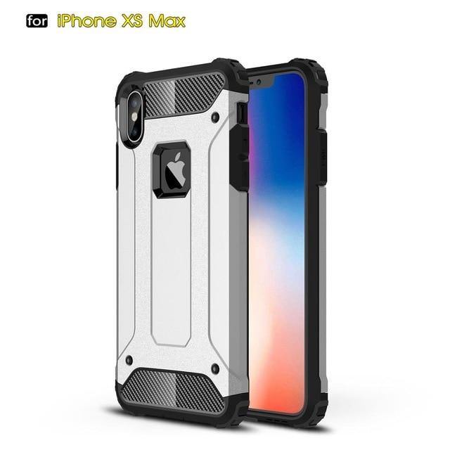 Rugged Impact Hybrid Tough Shockproof Armour Phone Case for iPhone - Carbon Cases