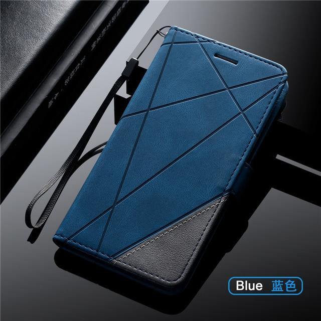 Magnetic Leather Wallet Case For iPhone - Carbon Cases