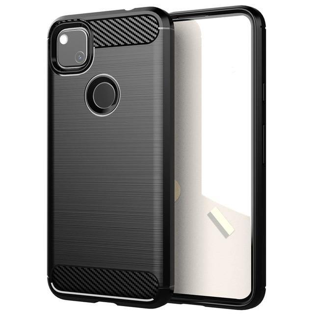 Soft Silicone Protective Phone Bumper For Google Pixel - Carbon Cases