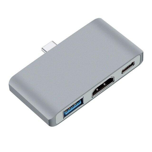 USB C Hub To TF SD Reader Slot Hub 3.0 PD Thunderbolt 3 USB C Hub Adapter - Carbon Cases