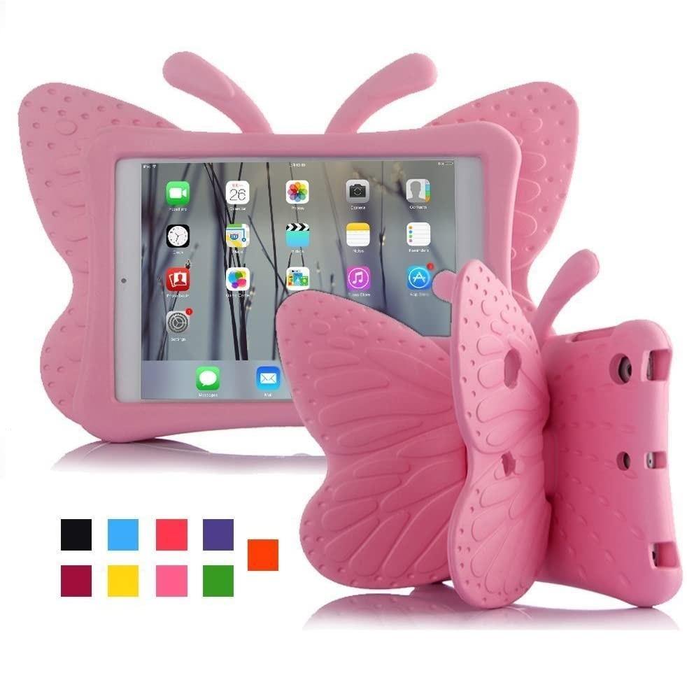 Cute Cartoon 3D Butterfly Case for Apple iPad Mini 1 2 3 4 5 - Carbon Cases