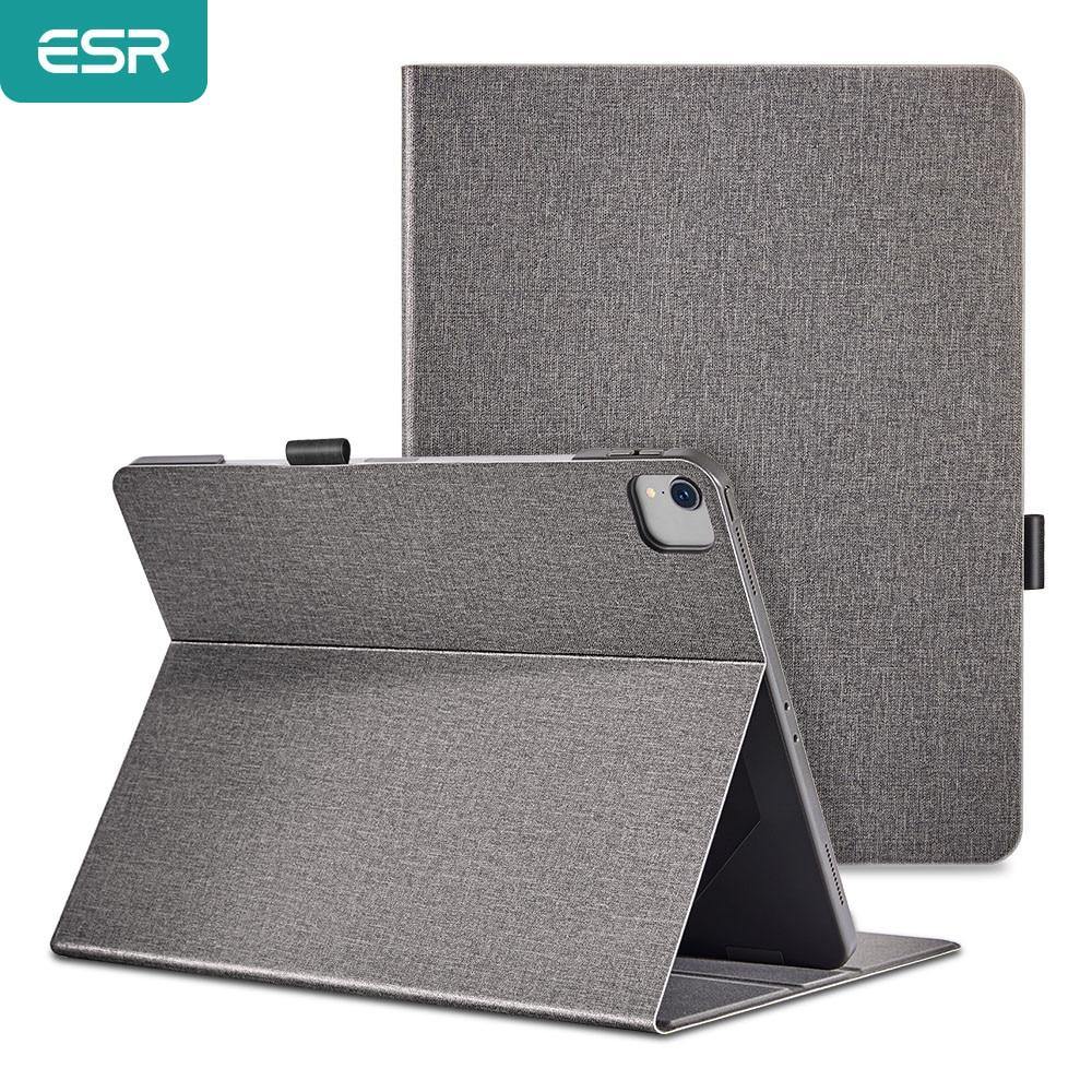 Urban Oxford Cloth Fold Stand Smart Cover Case For iPad - Carbon Cases