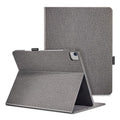 Urban Oxford Cloth Fold Stand Smart Cover Case For iPad - Carbon Cases