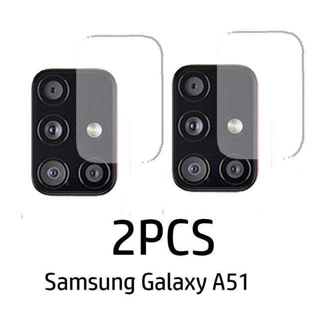 2Pcs Camera Lens Tempered Glass For Samsung Galaxy - Carbon Cases