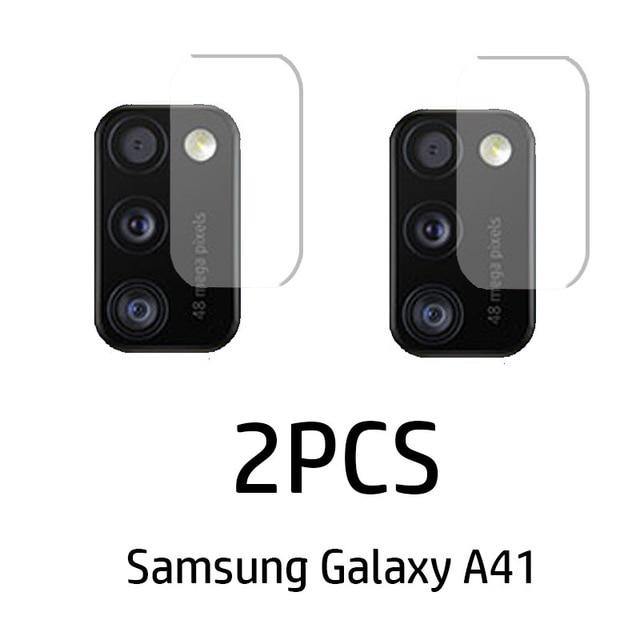 2Pcs Camera Lens Tempered Glass For Samsung Galaxy - Carbon Cases