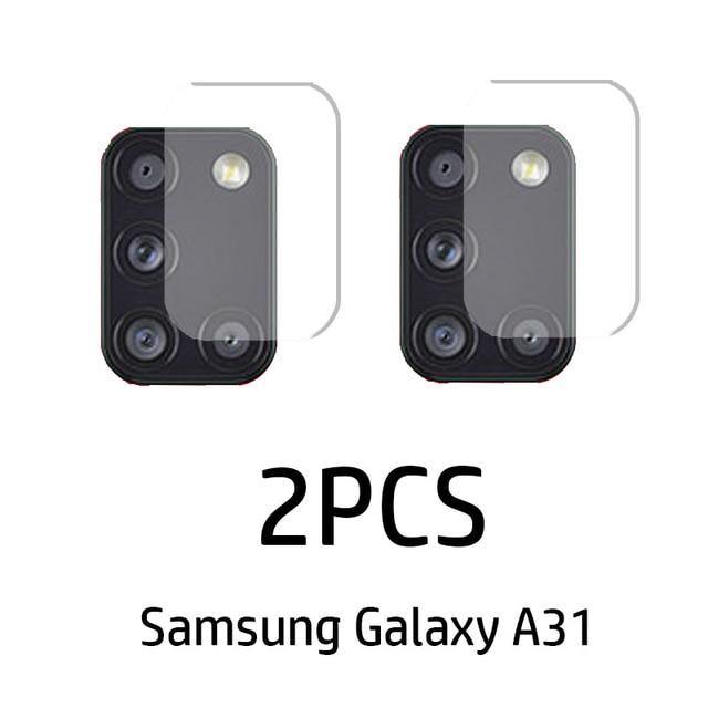 2Pcs Camera Lens Tempered Glass For Samsung Galaxy - Carbon Cases