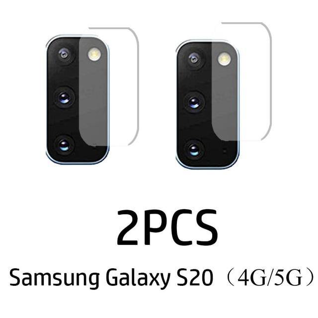 2Pcs Camera Lens Tempered Glass For Samsung Galaxy - Carbon Cases