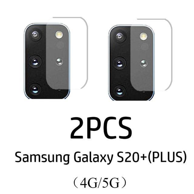 2Pcs Camera Lens Tempered Glass For Samsung Galaxy - Carbon Cases