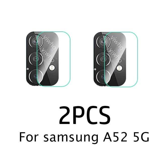 2Pcs Camera Lens Tempered Glass For Samsung Galaxy - Carbon Cases