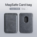 Alcantara Wallet For MagSafe Magnetic Card Wallet For iPhone - Carbon Cases