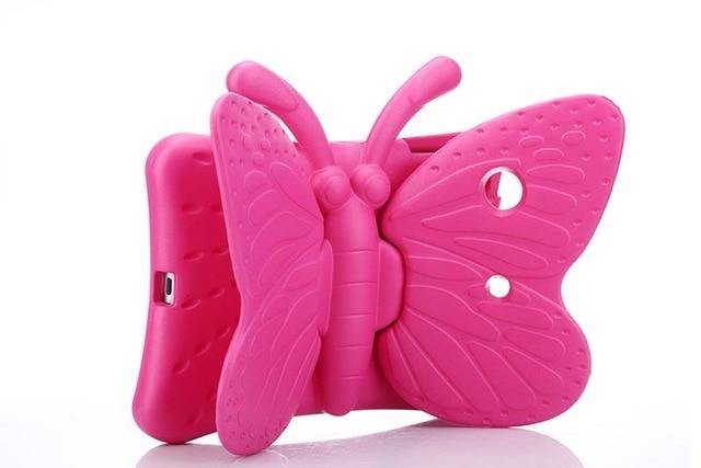 Cute Cartoon 3D Butterfly Case for Apple iPad Mini 1 2 3 4 5 - Carbon Cases