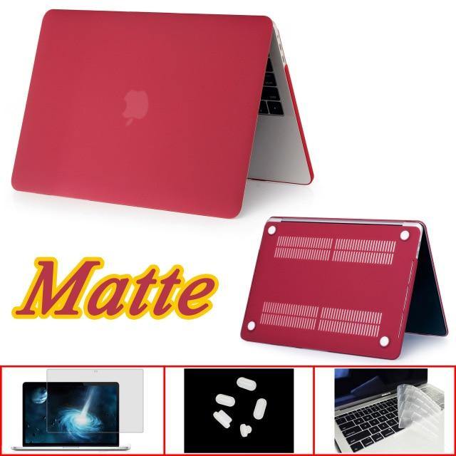 Case For Apple Macbook M1 Chip Air Pro Retina 11 12 13 15 16 inch - Carbon Cases