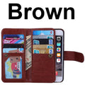 2 in 1 Combo Wallet Leather Flip Case For iPhone - Carbon Cases