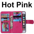 2 in 1 Combo Wallet Leather Flip Case For iPhone - Carbon Cases