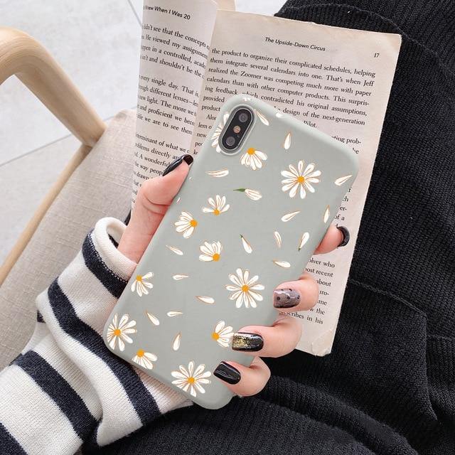 Cute Flower Case For Samsung Galaxy - Carbon Cases