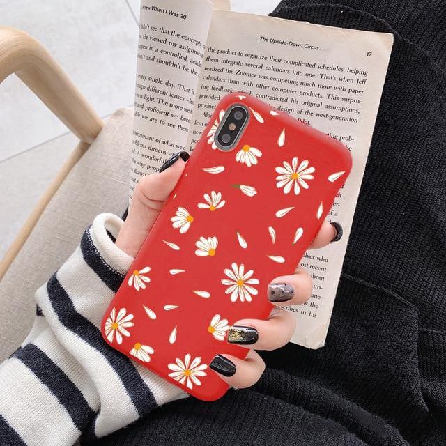 Cute Flower Case For Samsung Galaxy - Carbon Cases