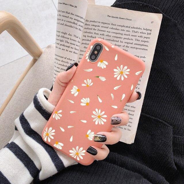 Cute Flower Case For Samsung Galaxy - Carbon Cases