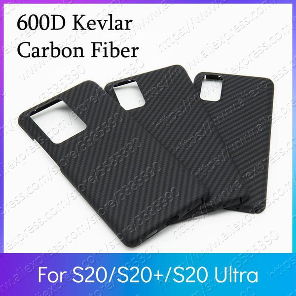 Kevlar Real Pure Carbon Fibre Ultra Light Body Armour For Samsung - Carbon Cases