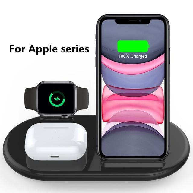 Wireless Charger Qi Charge Stand - Carbon Cases