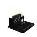 Fast Qi Wireless Charger Night Desk Lamp Alarm Clock - Carbon Cases