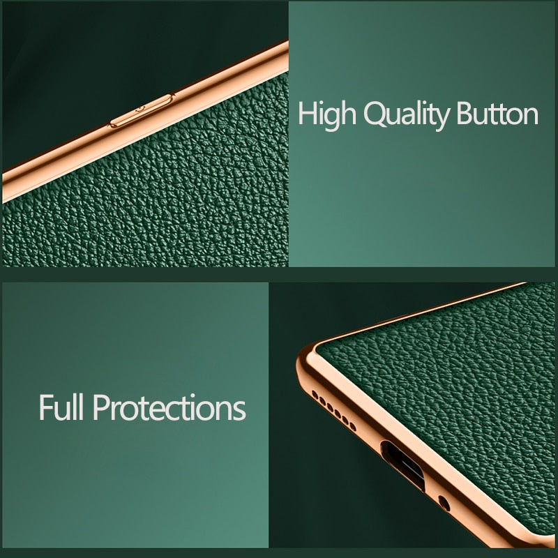 Luxury Leather Case for Samsung Galaxy S21 Ultra 5G - Carbon Cases